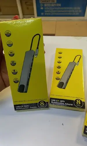 Most TYPE C 8 Way Type C With LAN 3 Usb Ports