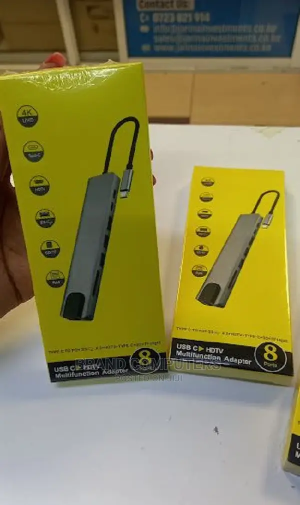 Most TYPE C 8 Way Type C With LAN 3 Usb Ports