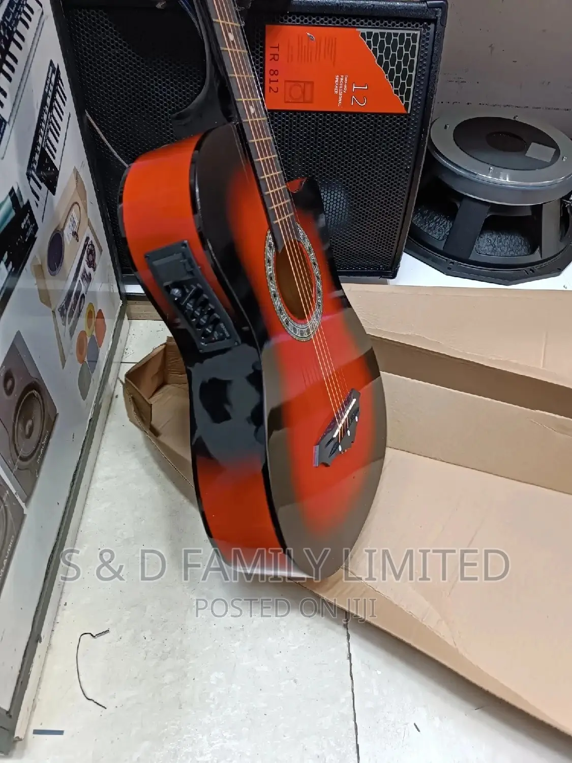 Size 38 Semi Accoustic Guitar