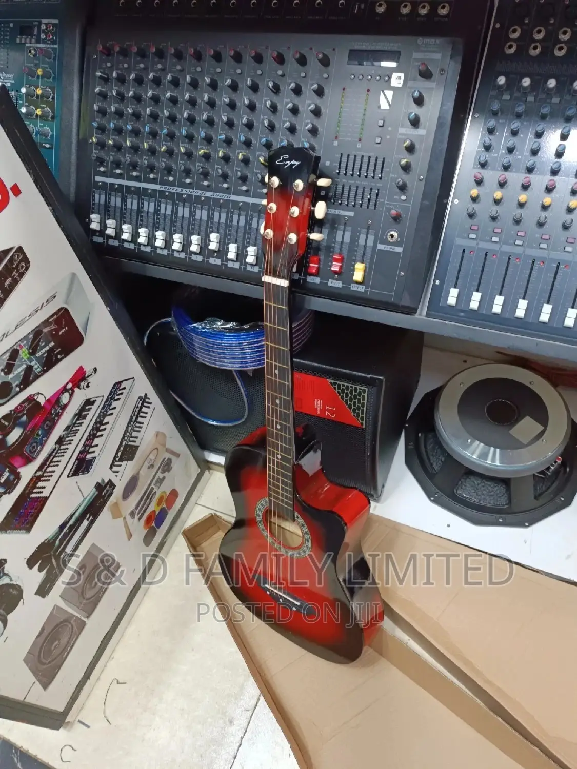 Size 38 Semi Accoustic Guitar