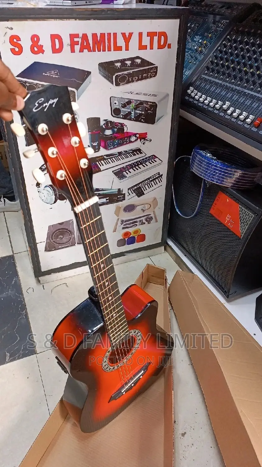 Size 38 Semi Accoustic Guitar