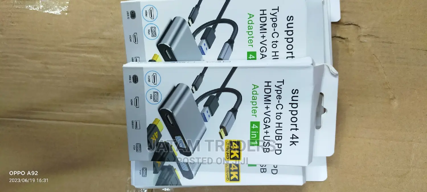 4 in One Type C Hub Adapter