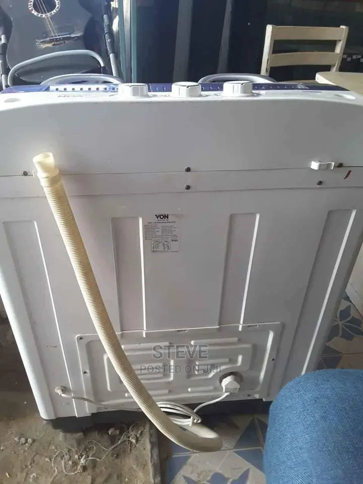 EX UK Von 7kg Twin Tab Semi Automatic Washing Machine