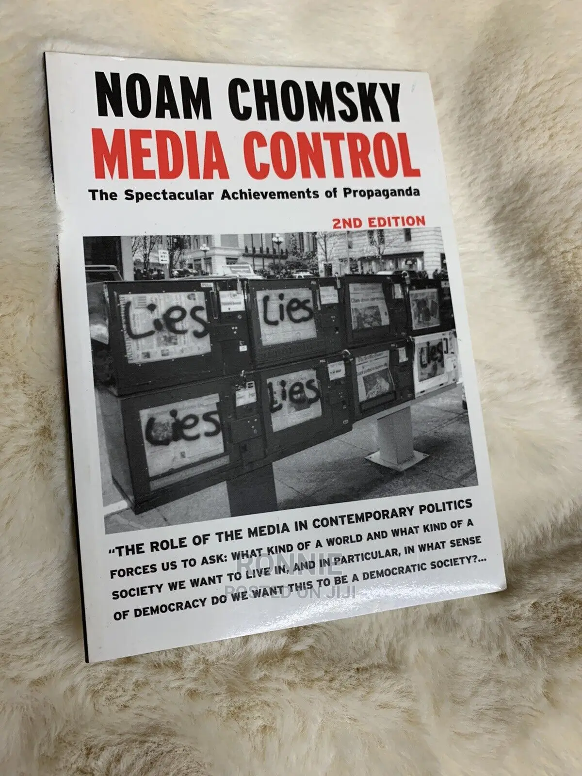Media Control Book by Noam Chomsky