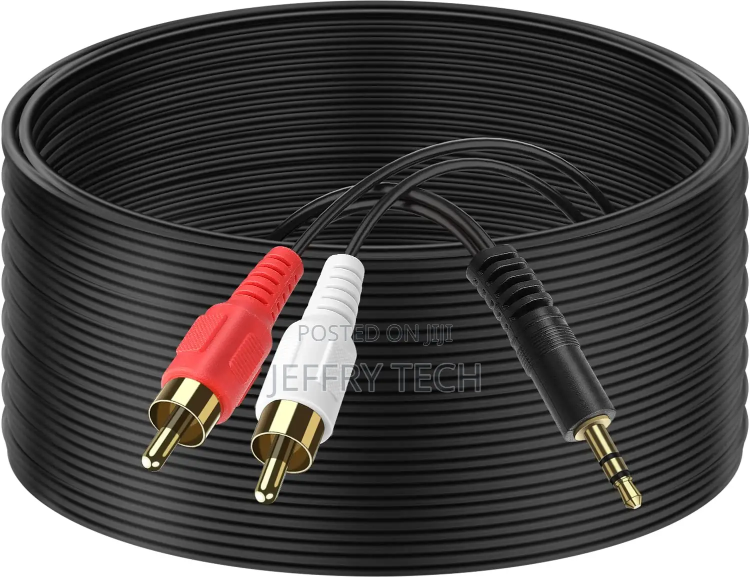3.5mm Stereo Male to 2RCA Male (Right and Left)RCA Audio 10m