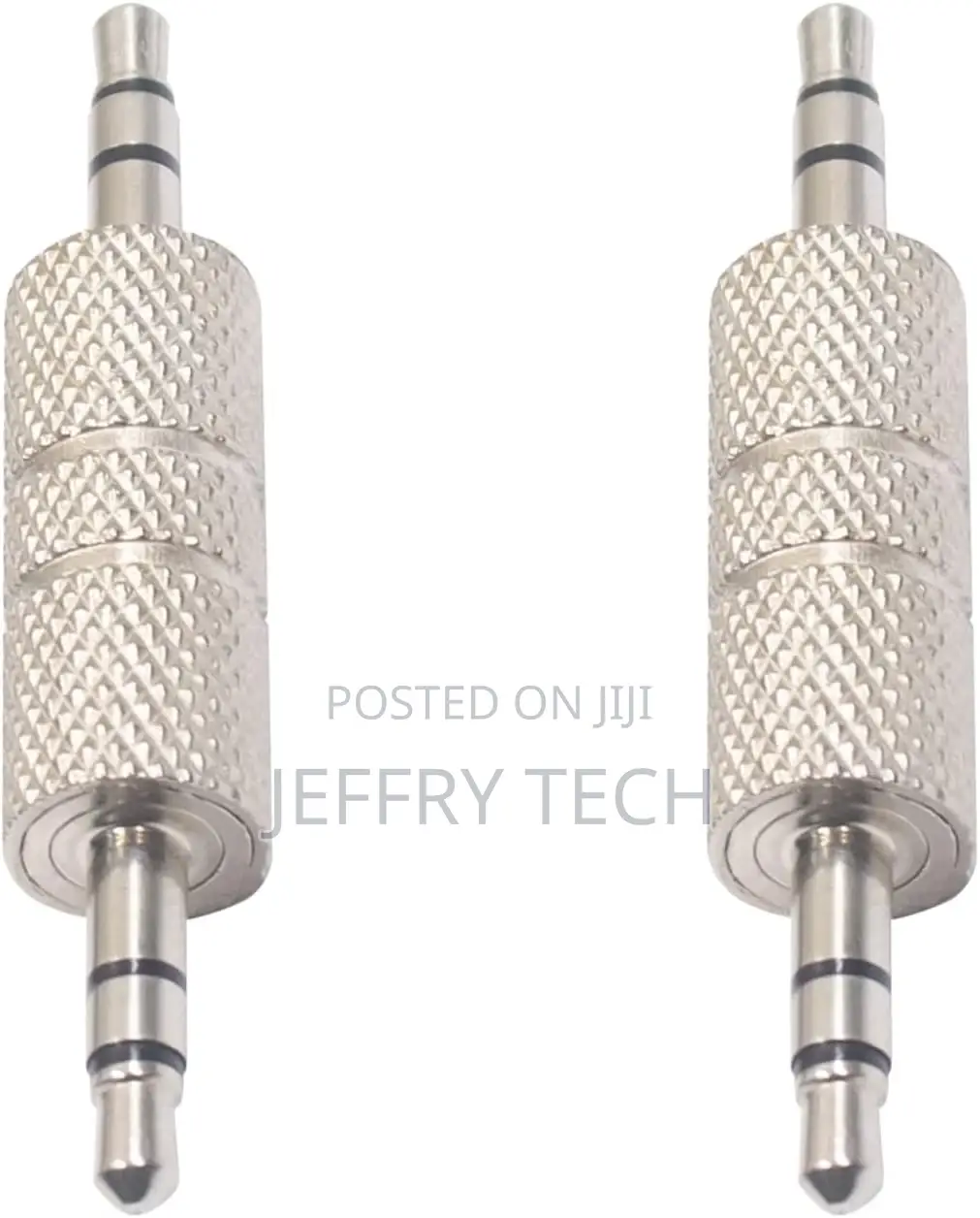 3.5mm Male to Male Audio Adapter, Metal Silver 3 Pole 3.5mm