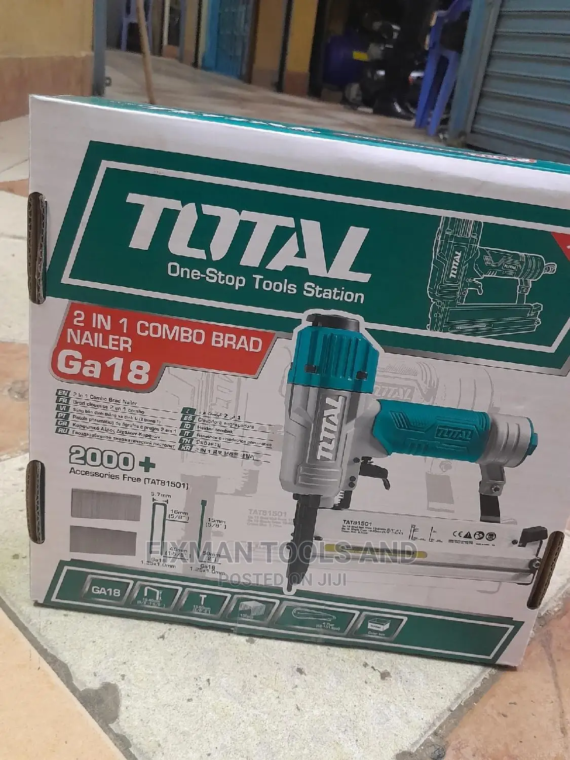 2 in 1 BRAND NAILER + Free Nails