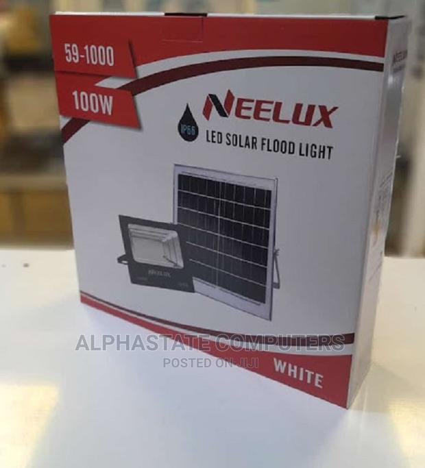 Neelux 100W Super Bright Outdoor Security Solar LED Floodlig - main view