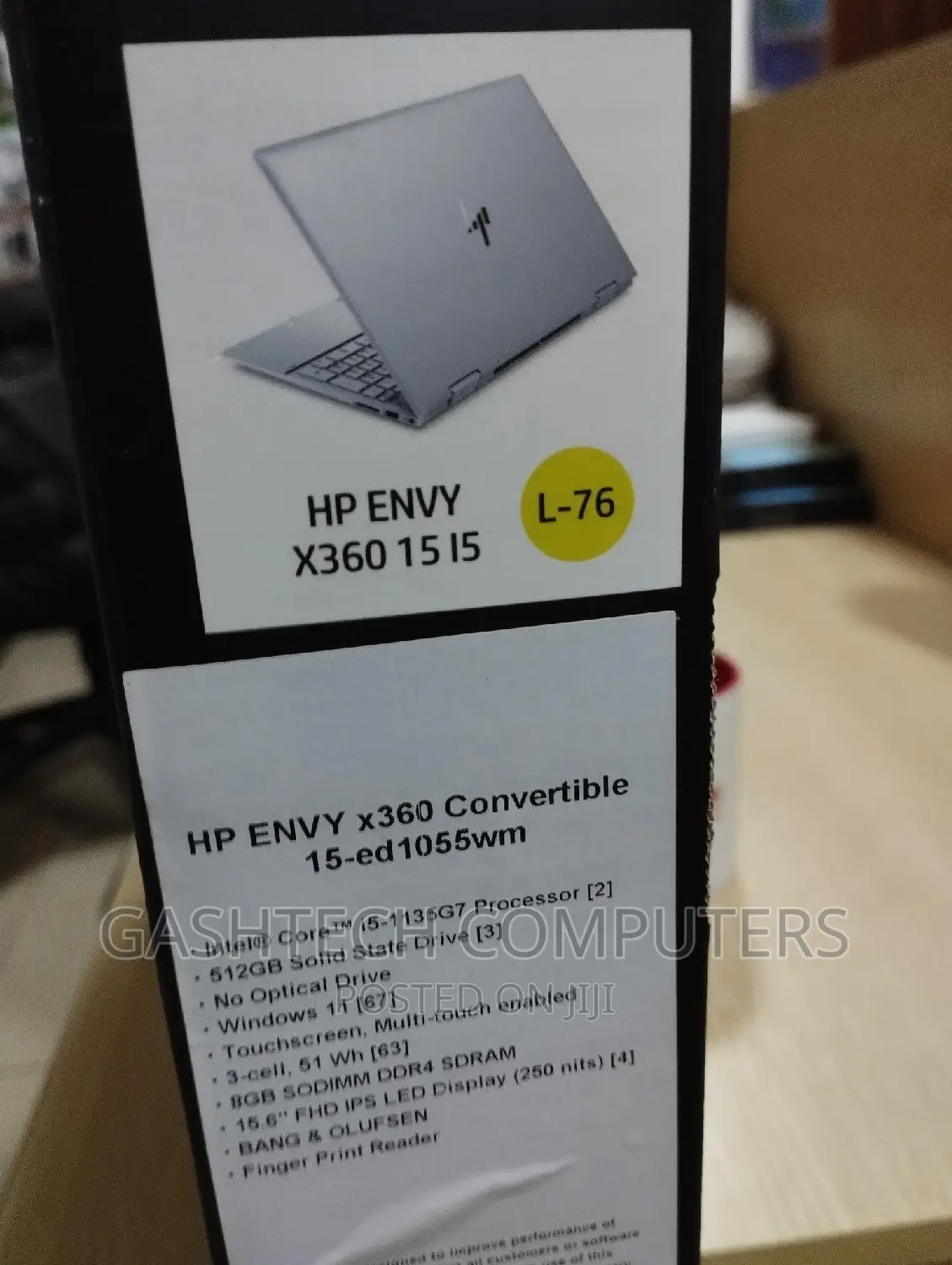 New Laptop HP Envy 15 8GB Intel Core I5 SSD 512GB