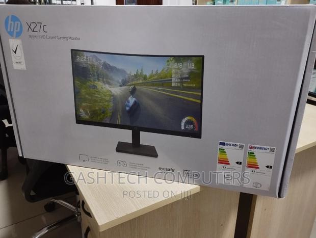 Hp X27c 165hz FHD Curved Gaming Monitors^ Hp X27c