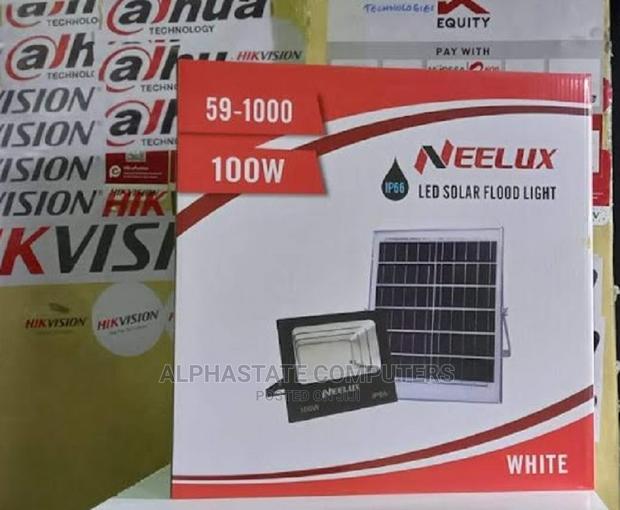 100 Watts LED Neelux Solar Flood Lights in Stock