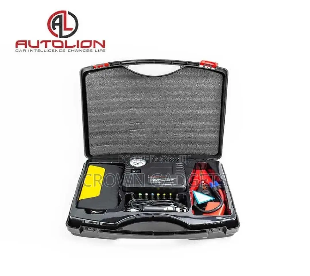 Portable Car Jump Starter Kit With Tyre Inflator