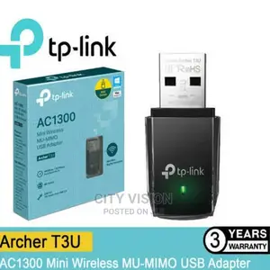 Tp-Link Ac1300 USB Adapter - Tl-Archer T3U