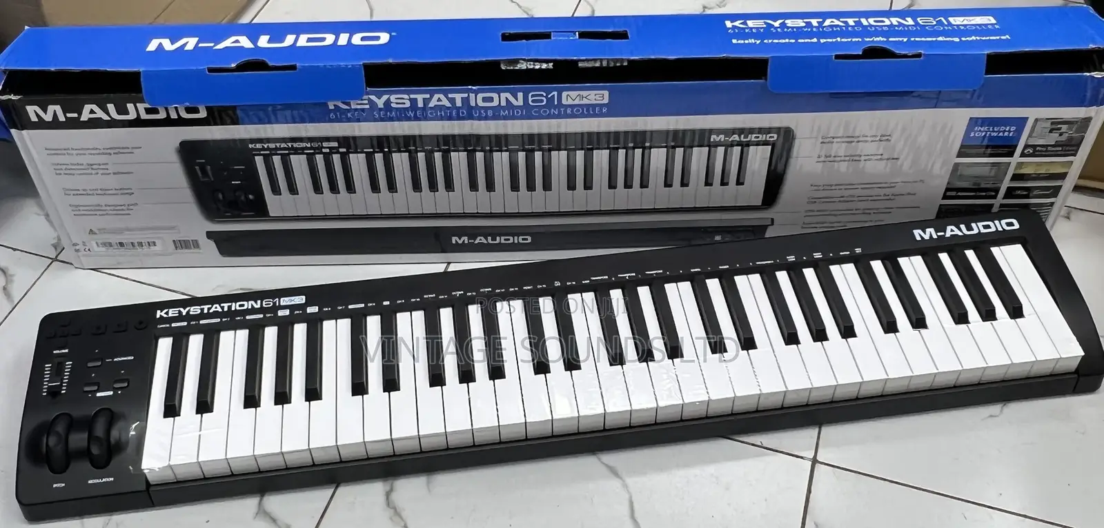 M-Audio Keystation 61 Mk3 - 61 Key Usb Midi Keyboard