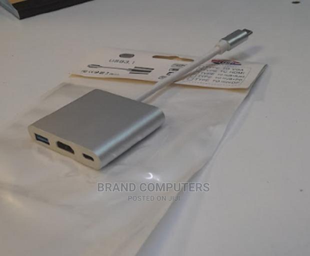 3 in 1 Type-C Adapter to HDMI - main view