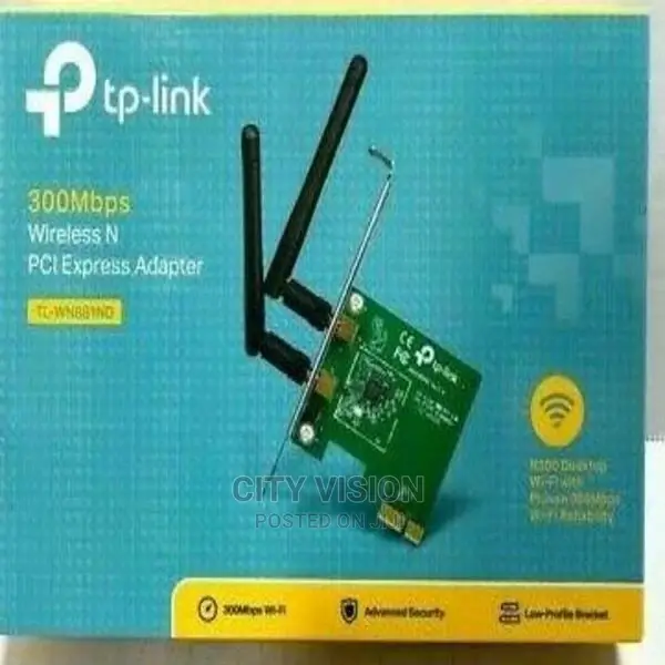 Tp-Link Wireless N Pci Express Adapter - Tl-Wn881nd Tplink