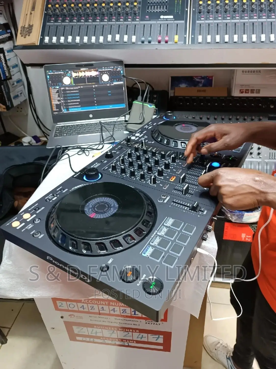 Pioneer 4 Channels Dj Mixer FLX6