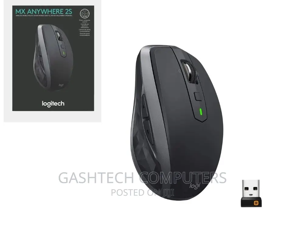 Logitech MX Anywhere 2S - Graphite Wireless Mouse