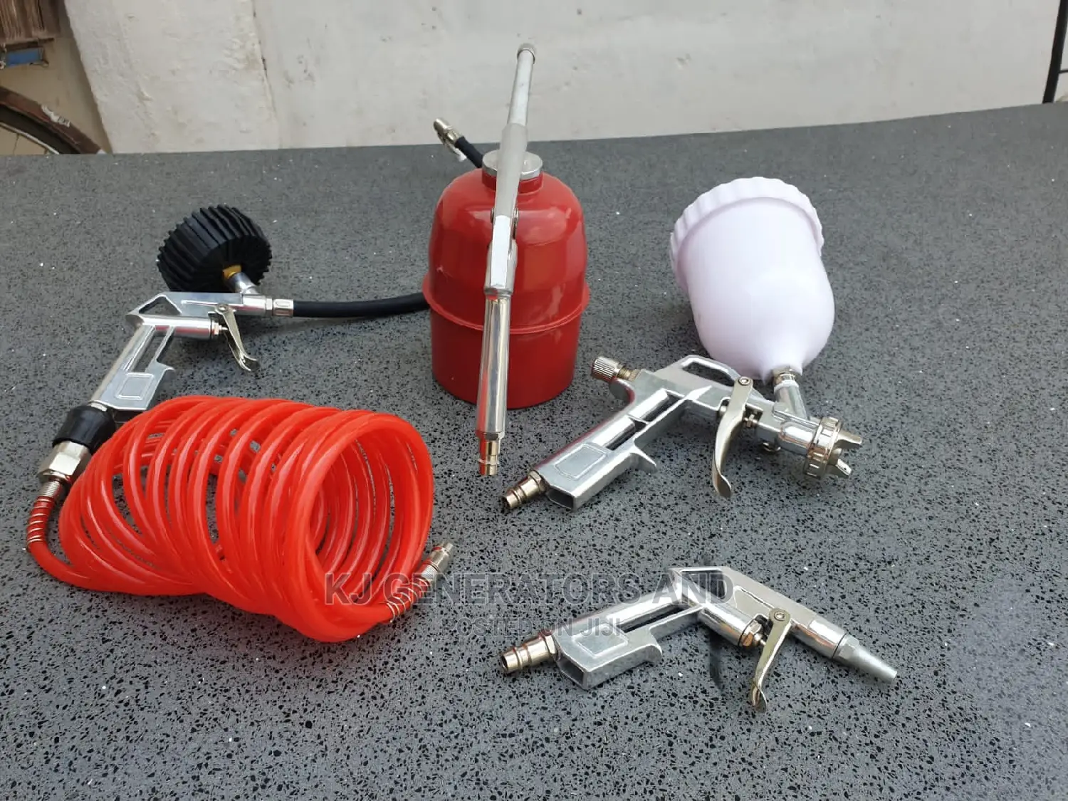5 Piece Kit High Pressure,Air And Parafin Gun Inflator