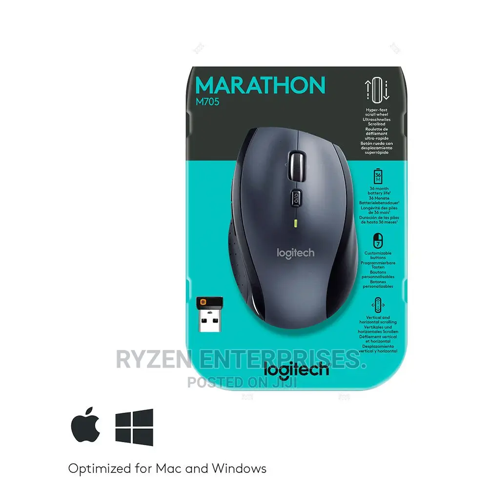 Logitech Marathon Mouse M705 Wireless Connection
