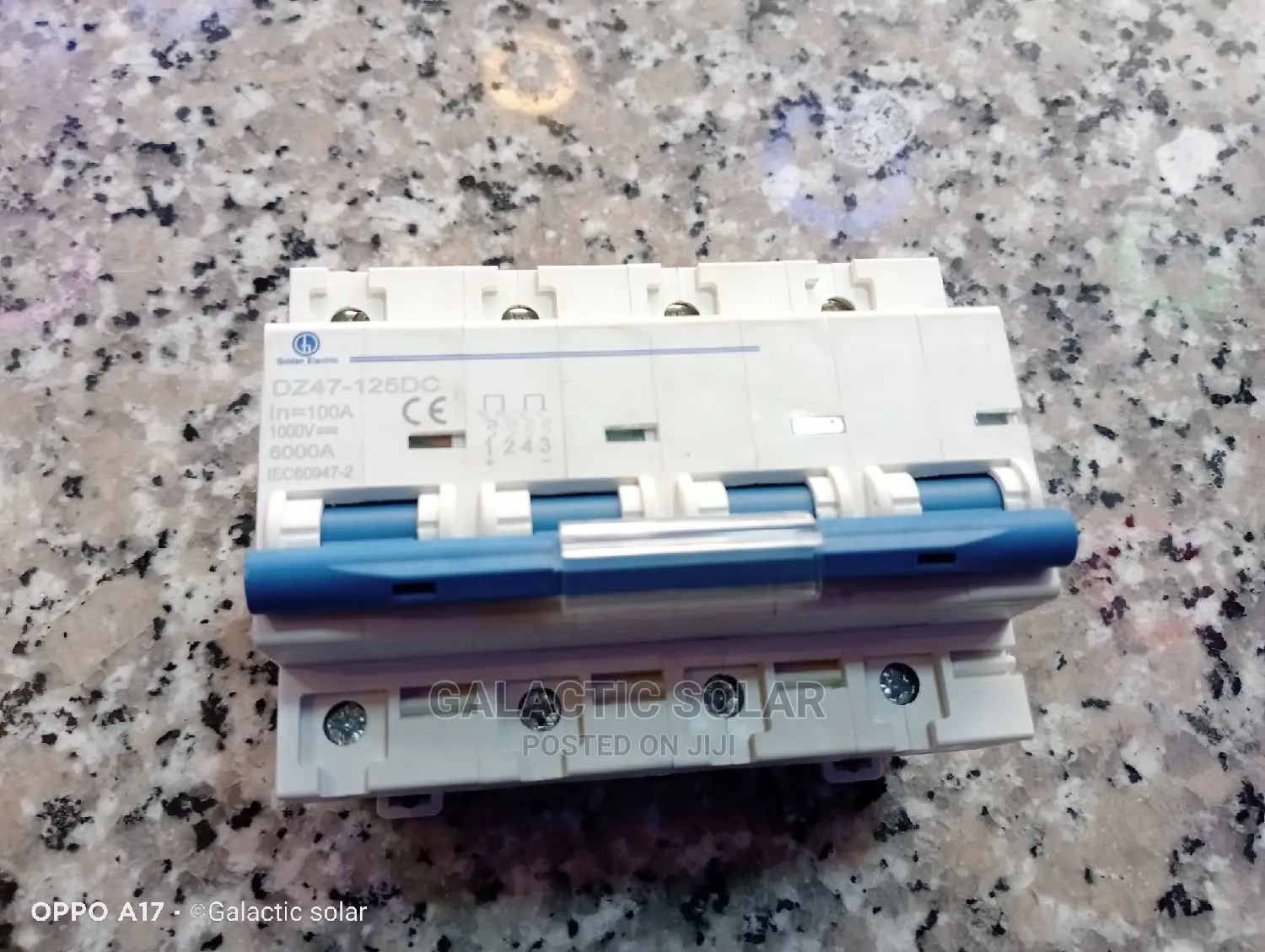 100a Dc MCB 4 Pole