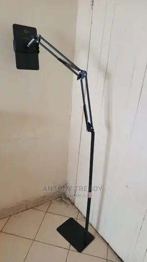 Tablet Floor Stand, Adjustable Universal 360-Degree Rotate