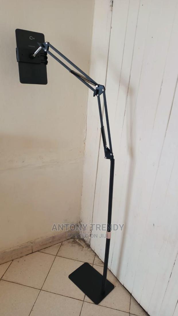 Tablet Floor Stand, Adjustable Universal 360-Degree Rotate - thumbnail 2