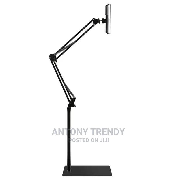Tablet Floor Stand, Adjustable Universal 360-Degree Rotate - main view