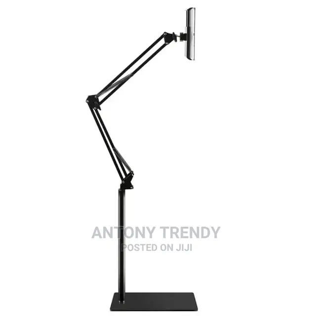 Tablet Floor Stand, Adjustable Universal 360-Degree Rotate