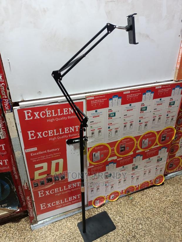 Tablet Floor Stand, Adjustable Universal 360-Degree - main view