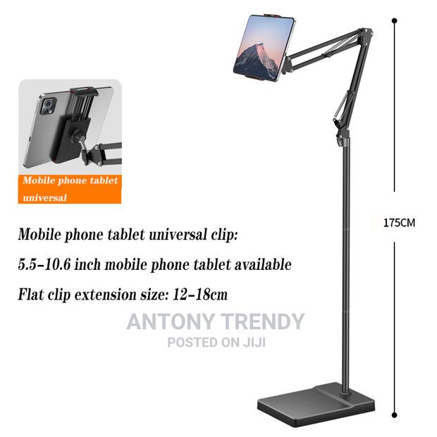 Tablet Floor Stand, Adjustable Universal 360-Degree - thumbnail 2