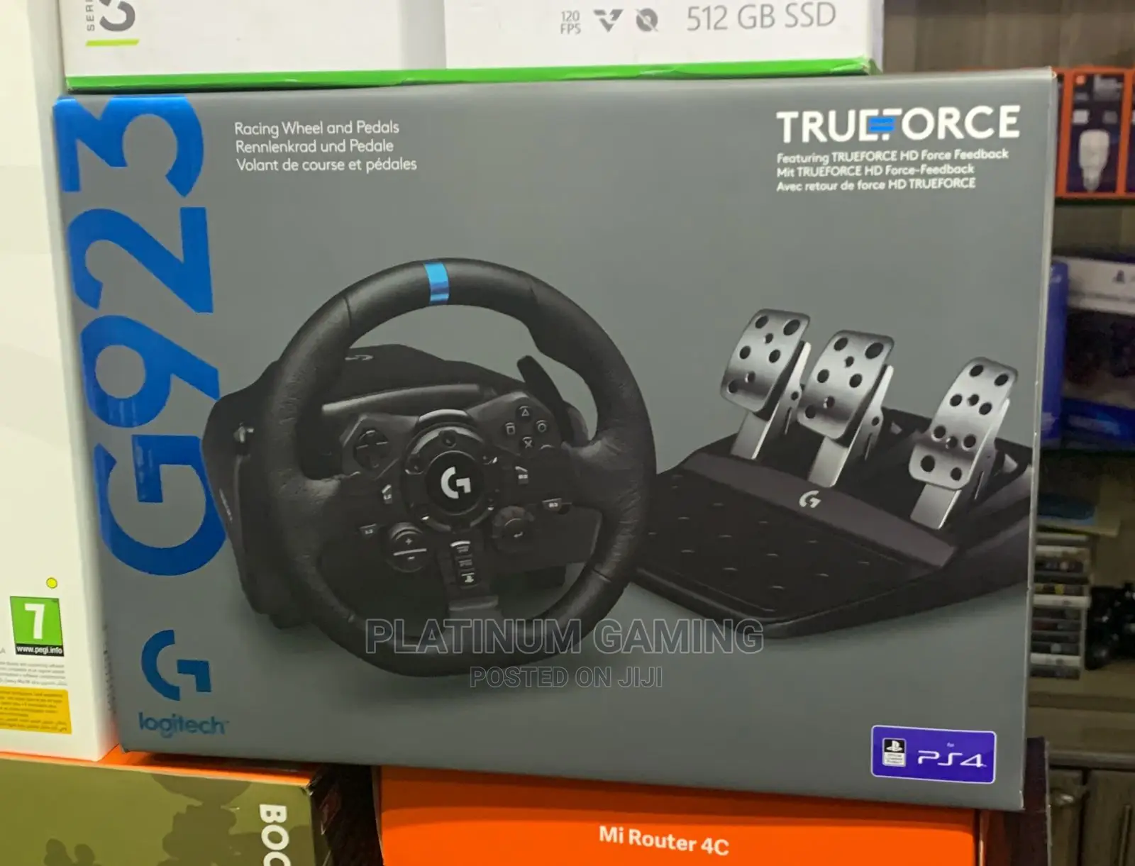 Logitech G923 Racing Wheel and Pedals