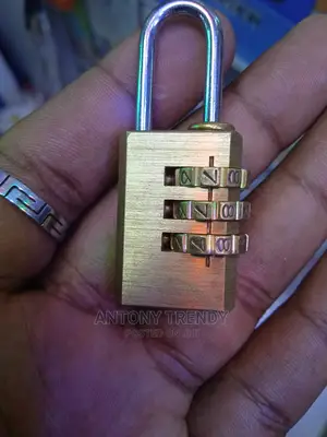 3-Digit Padlock Keyless, Resettable