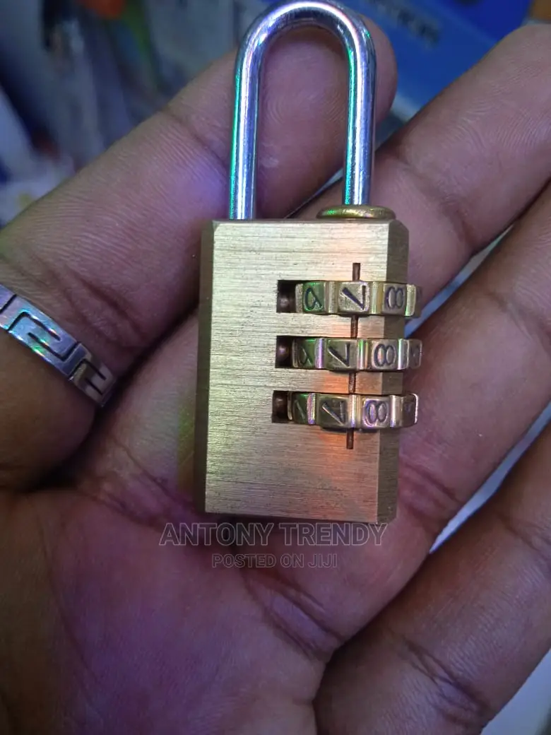 3-Digit Padlock Keyless, Resettable