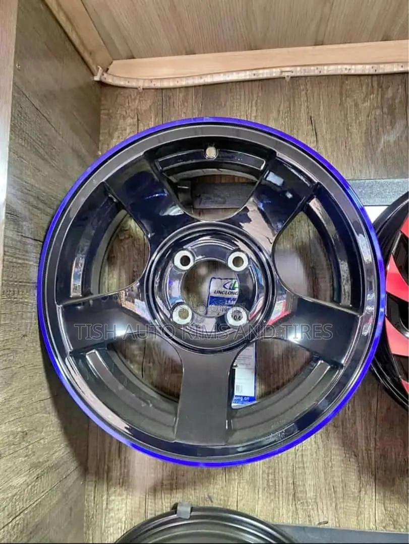 Black Purple Offset Rims 14 Inch