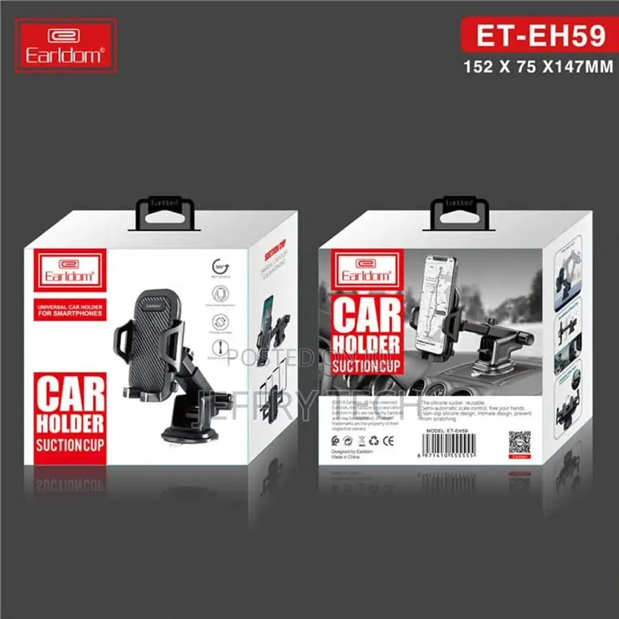 Earldom Car Phone Chargers Upgraded Car Mount Strong Suction