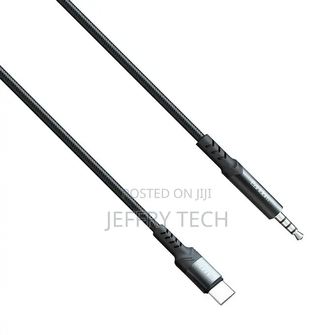 Earldom Audio Cable ET-AUX38, 3.5mm to Type-C, 1.0m
