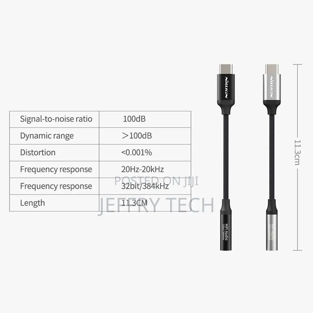 Nillkin Hifi Headphone Amplifier Adapter Audio Headphone Amp