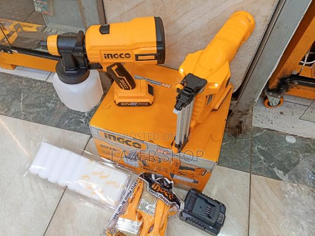 Cordless Spray Gun and Cordless Nail Gun Combo - thumbnail 2