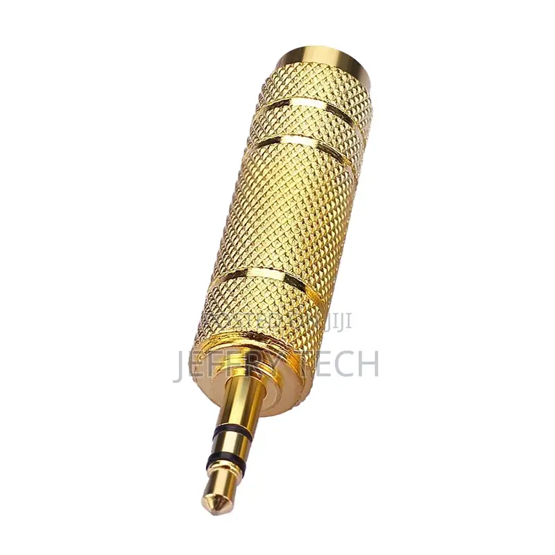 3.5mm to 6.5mm for Speaker Guitar Pure Copper 6.5mm Male To