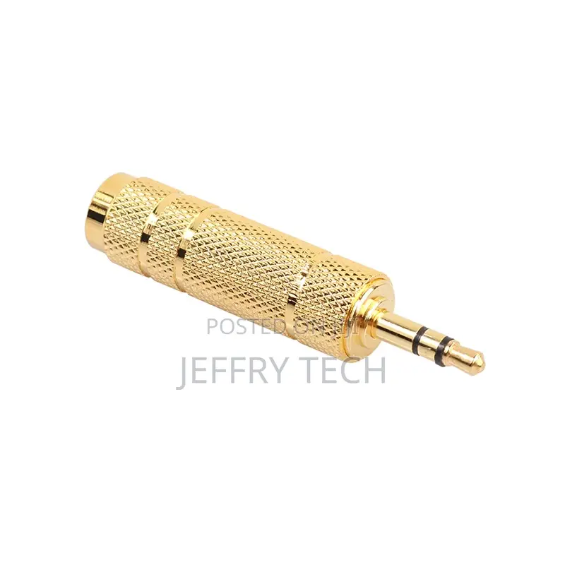 3.5mm to 6.5mm for Speaker Guitar Pure Copper 6.5mm Male To