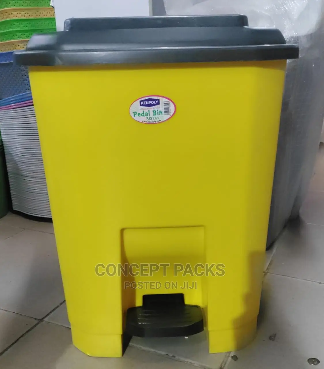 50L Kenpoly Pedal Bin.