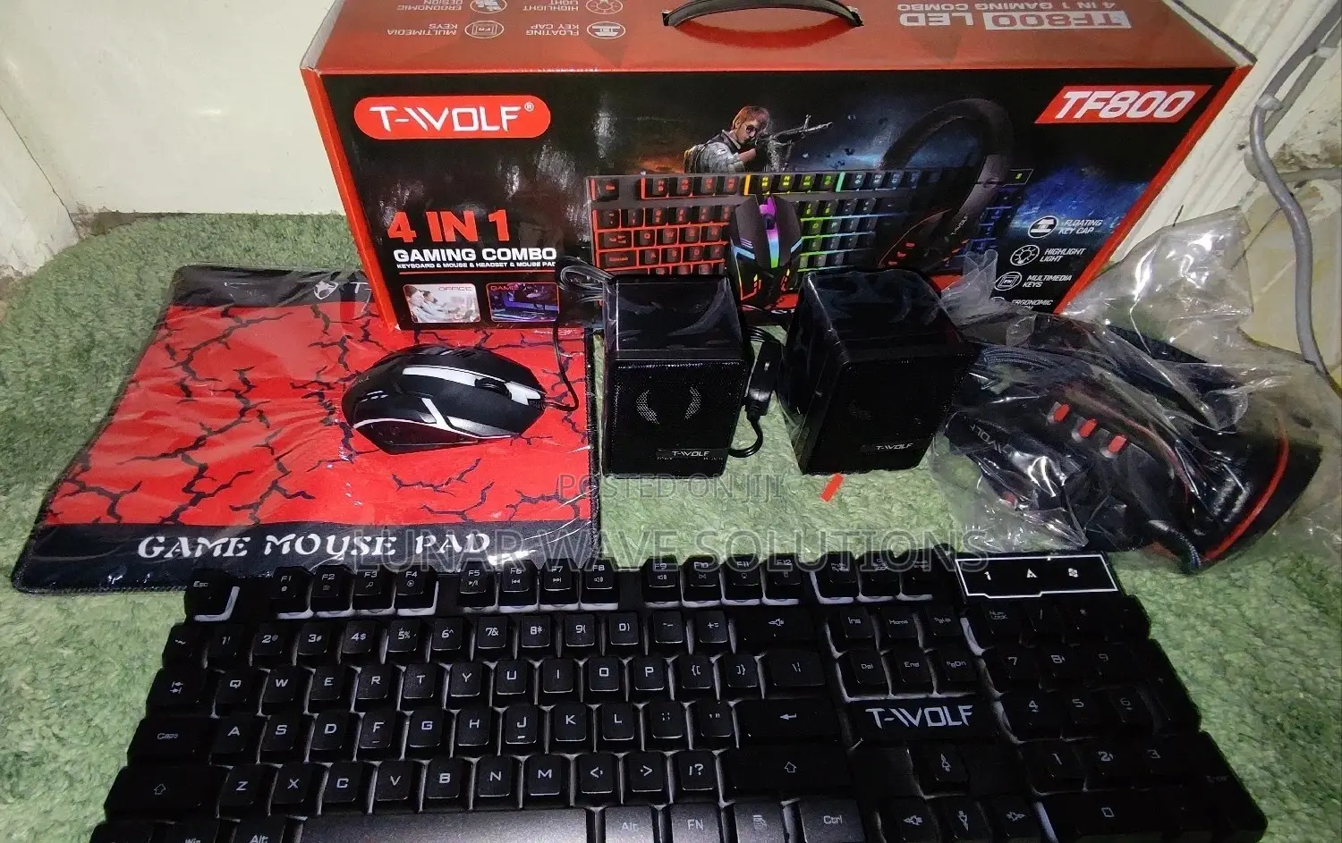 Gaming Keyboard Combo 5 in 1
