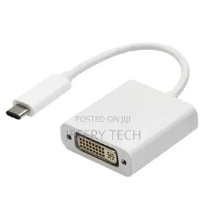 USB-C USB 3.1 Type-C to DVI Video Converter HDTV Adapter