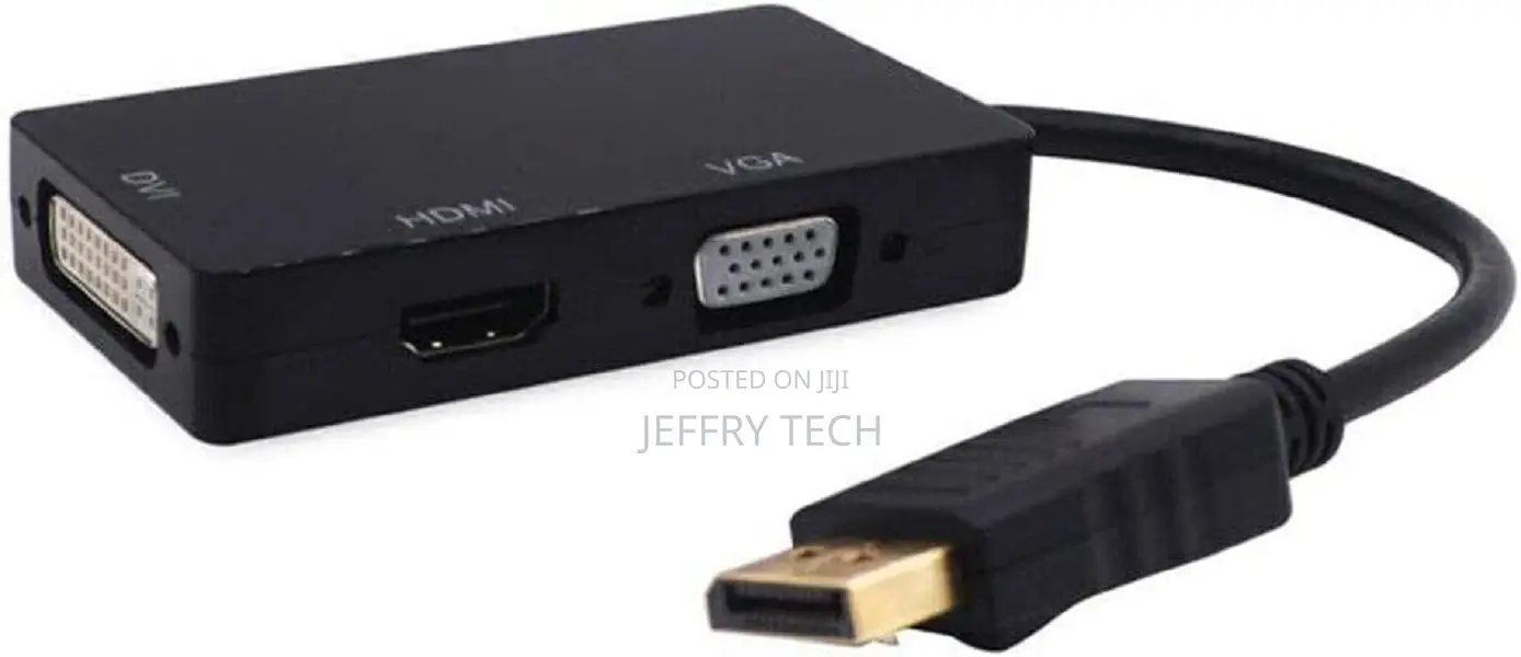 NEW 3in1 Displayport DP to HDMI DVI VGA Audio USB Adapter Co