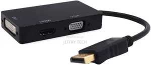 NEW 3in1 Displayport DP to HDMI DVI VGA Audio USB Adapter Co