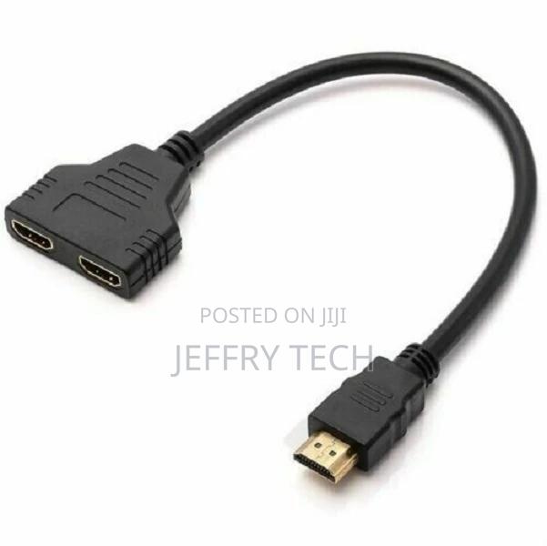 HDMI Splitter 1 in 2 Out Cable Adapter Converter 1080 P Mult