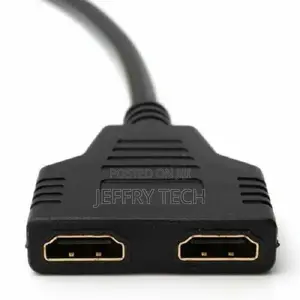 HDMI Splitter 1 in 2 Out Cable Adapter Converter 1080 P Mult