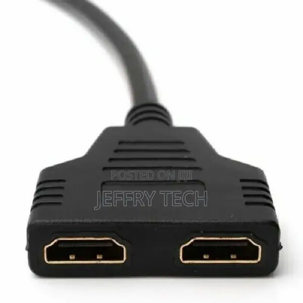 HDMI Splitter 1 in 2 Out Cable Adapter Converter 1080 P Mult