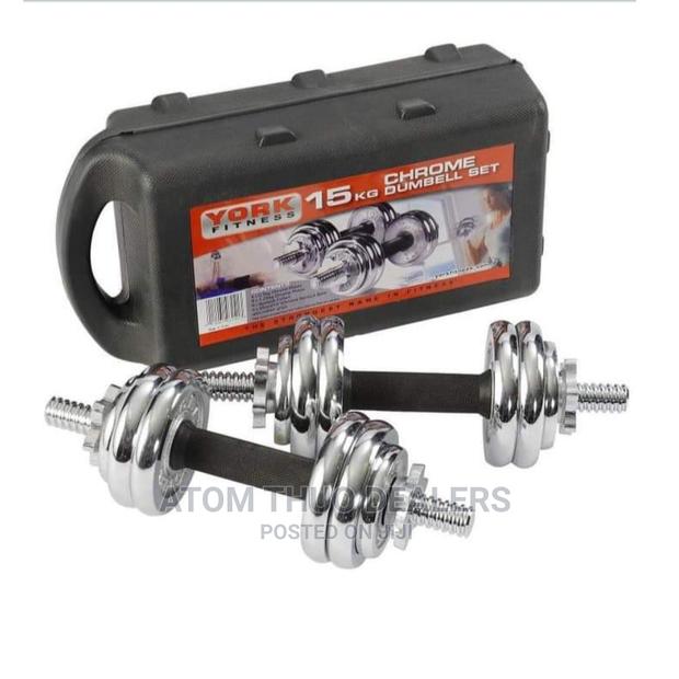 15kgs Chrome Dumbell - main view